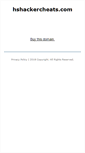 Mobile Screenshot of hshackercheats.com